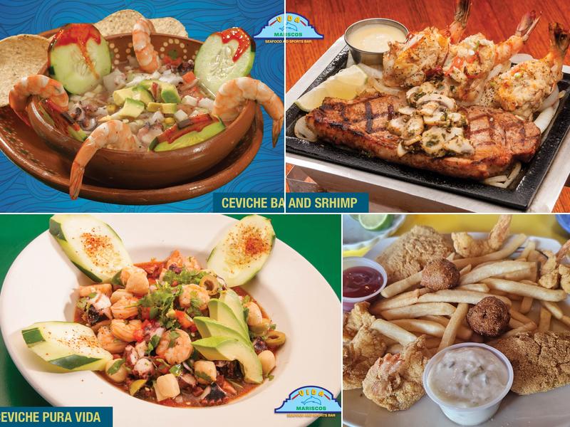 Vida Mariscos Menu