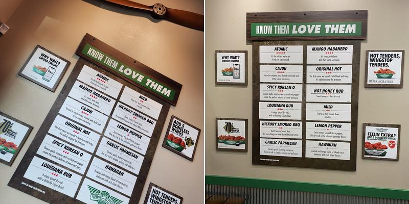 Wingstop Menu