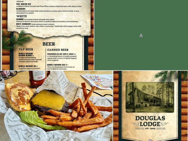 Douglas Lodge Restaurant Menu