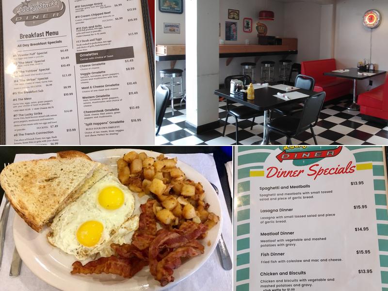 Lucky Strike Diner Menu