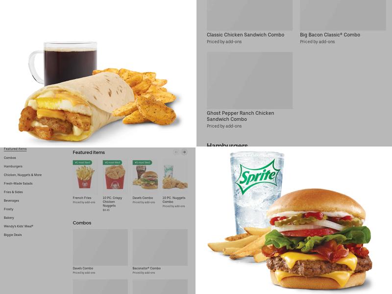 Wendy's Menu