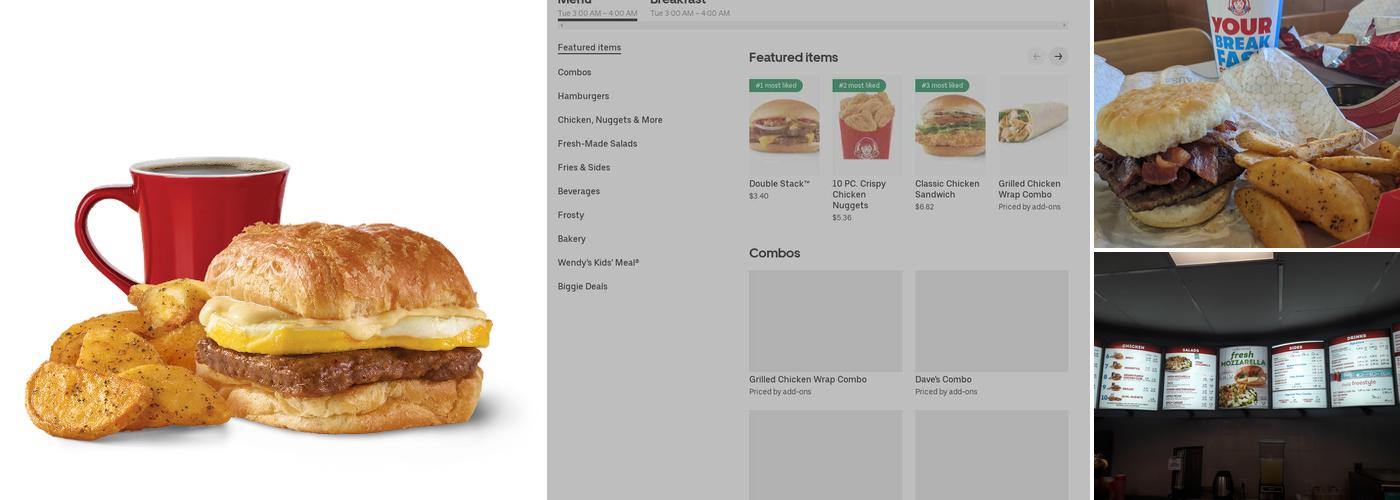 Wendy's Menu