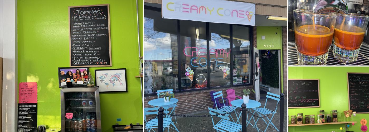 Creamy Cone Cafe Menu