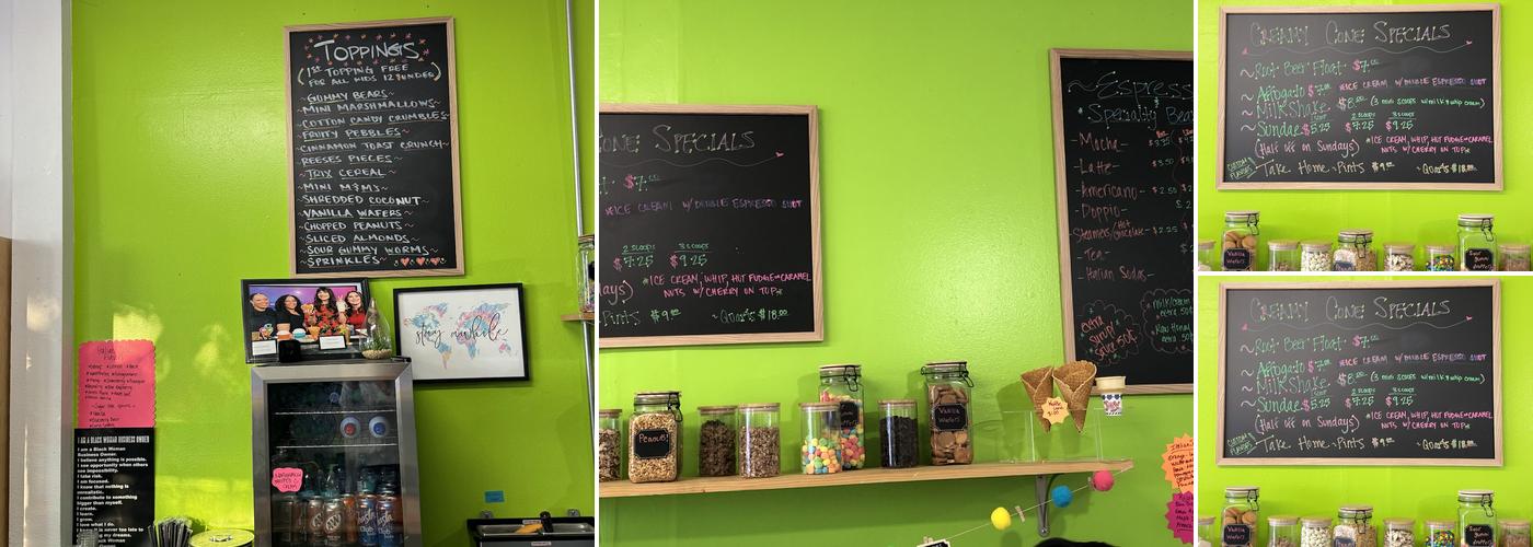Creamy Cone Cafe Menu