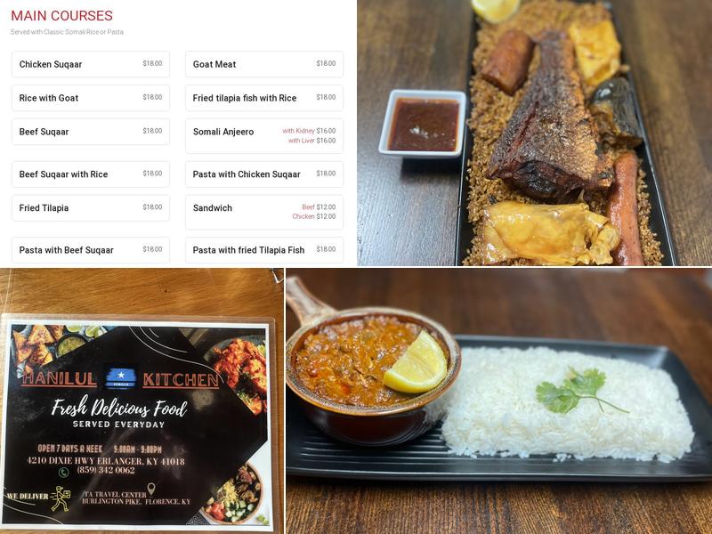 HaniLul Kitchen Menu