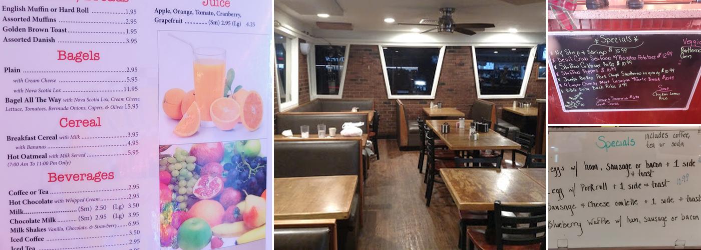 Uncle Joe's New York Diner Menu