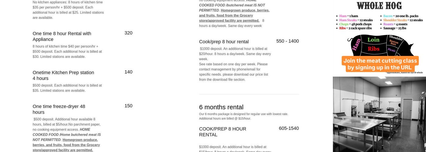 Buckley Kitchen Menu