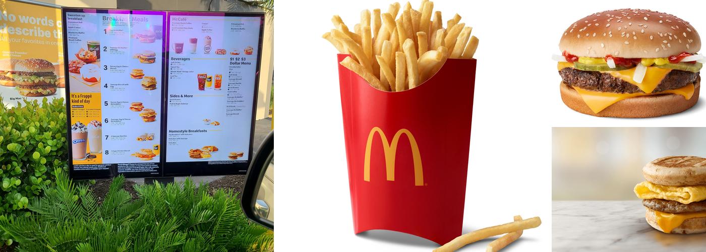 McDonald's Menu
