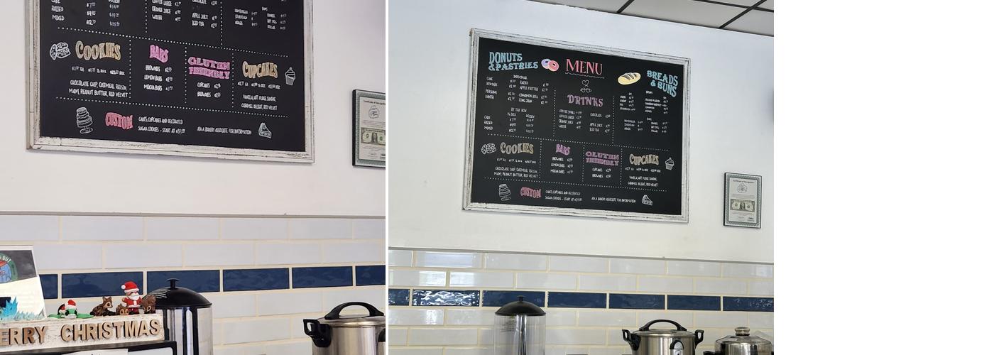 Bittner’s Bakery Menu