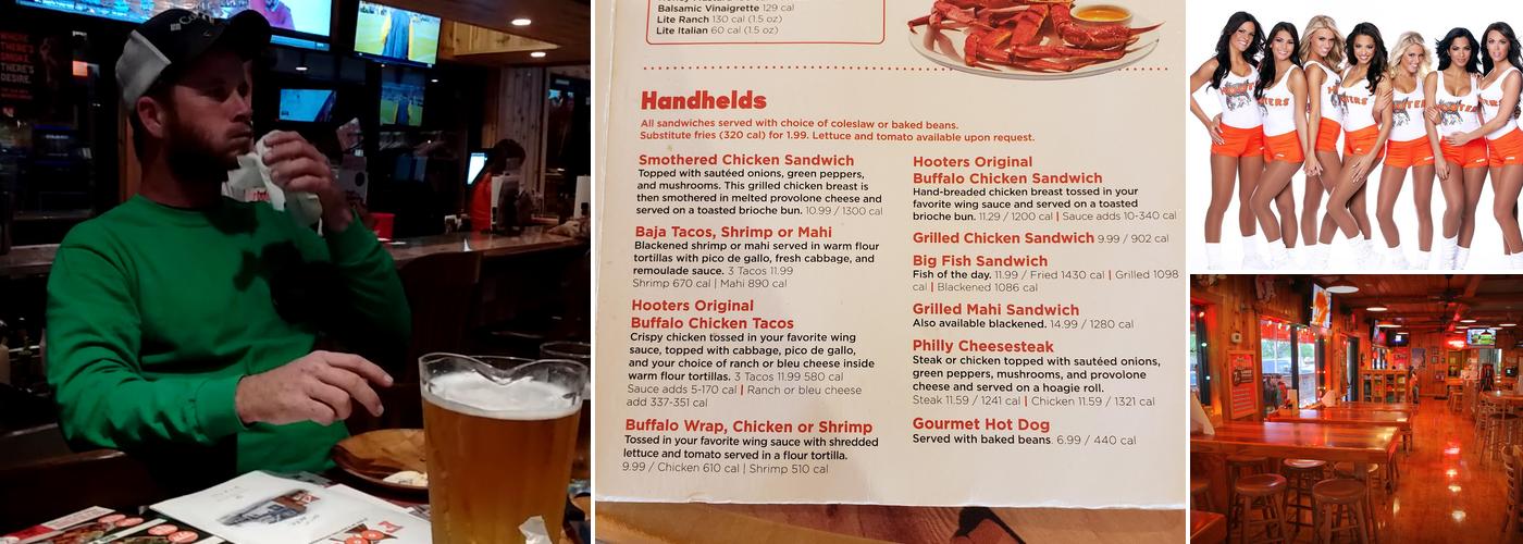 Hooters Menu