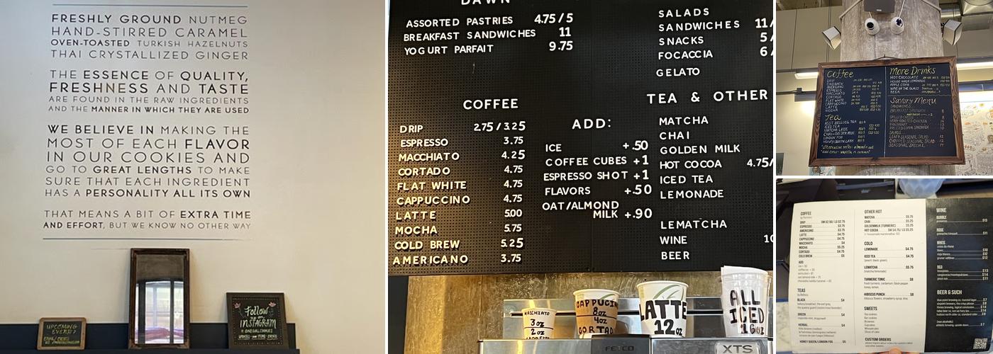 Dawn’s Til Dusk Menu