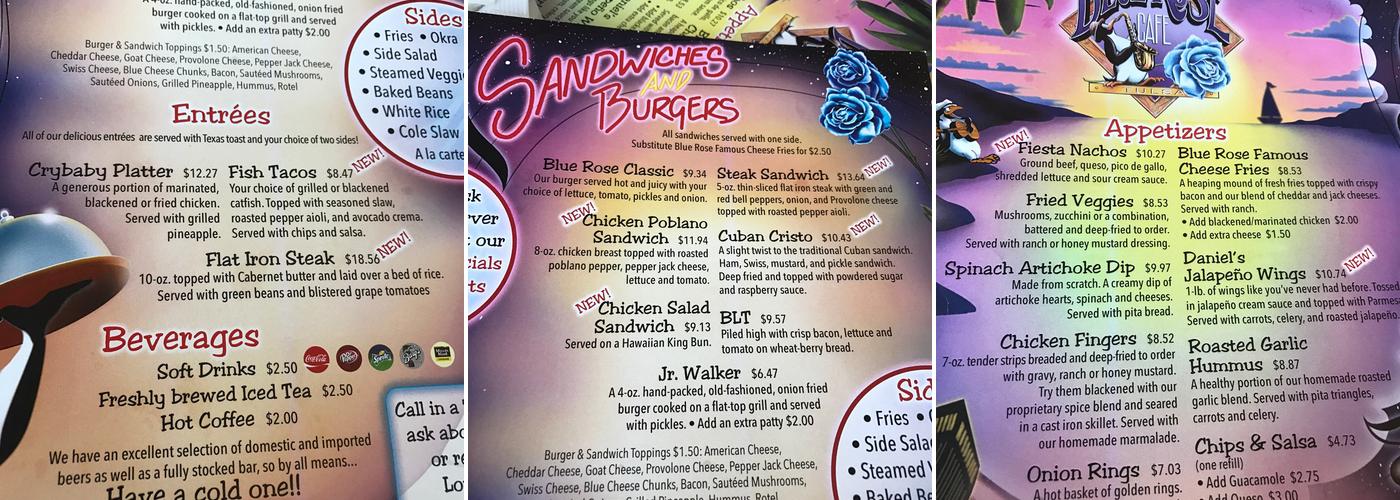 The Yard Bar Tulsa Menu