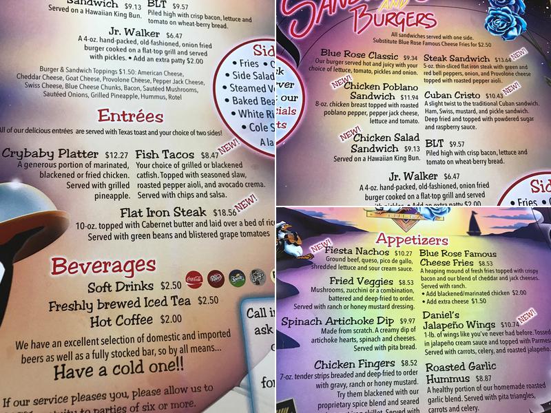 The Yard Bar Tulsa Menu