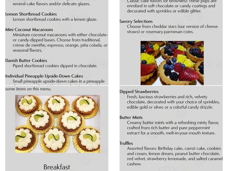 Always Original Bakery Menu