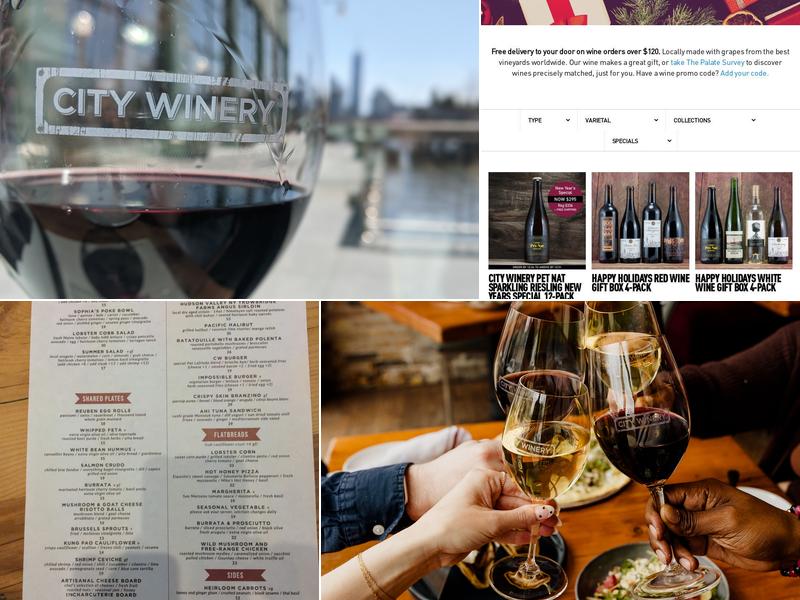 City Winery New York City Menu