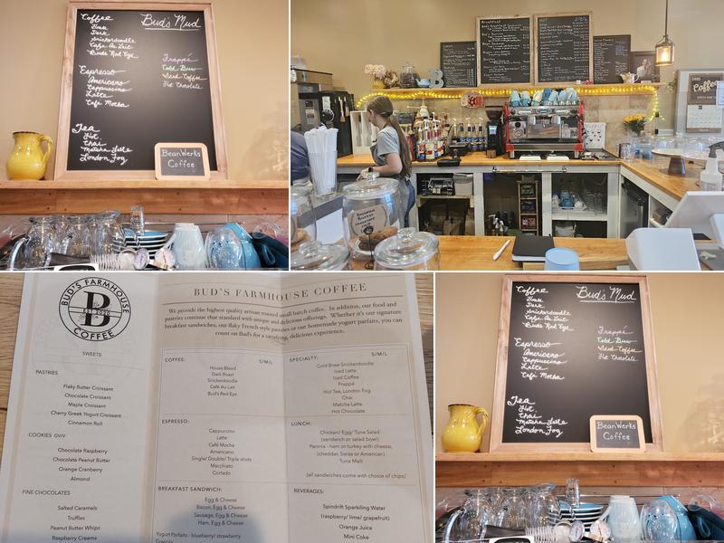 Bud's Farmhouse Coffee Menu