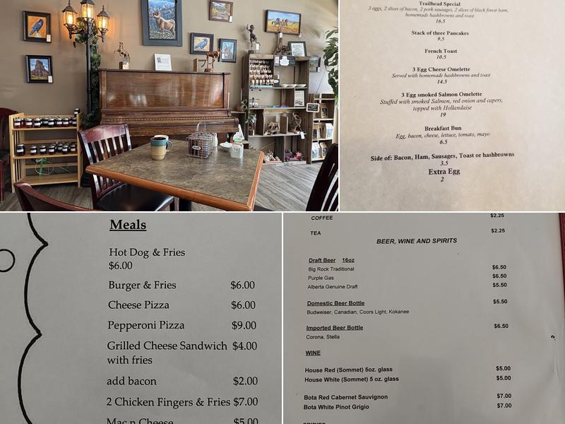 Bragg's Korner Kitchen Menu