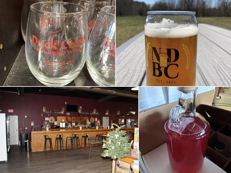 Duck Creek Vineyard & Winery/ Denmark Distilling/ New Denmark Brewing Company 5046 County Rd R, Denmark