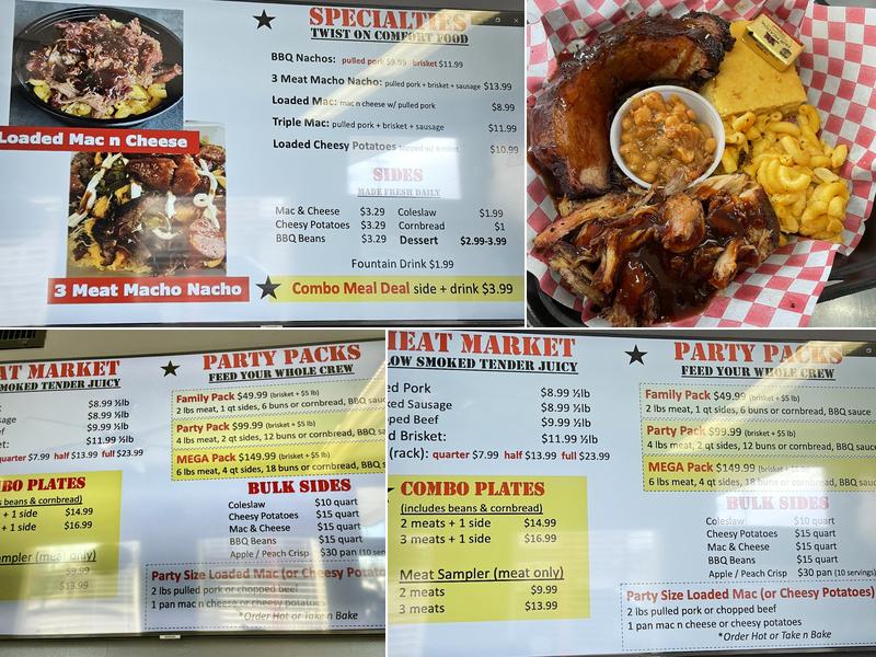 Blackhawk BBQ Pit Menu