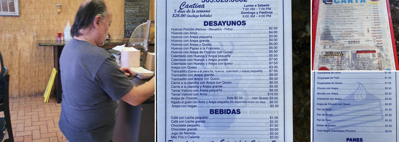 Mi Cali Bakery and Restaurant Menu