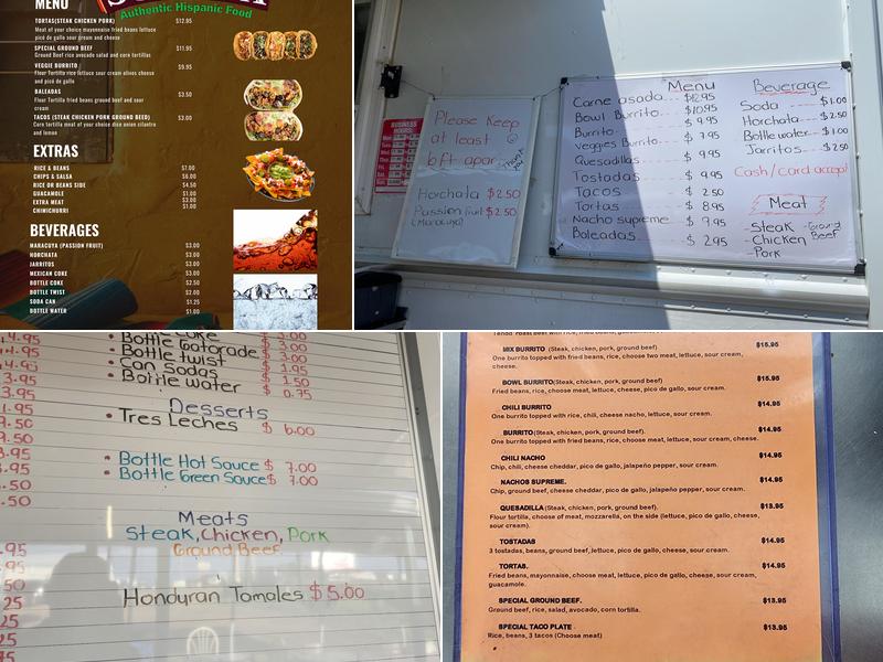 Taqueria Suyapa Menu
