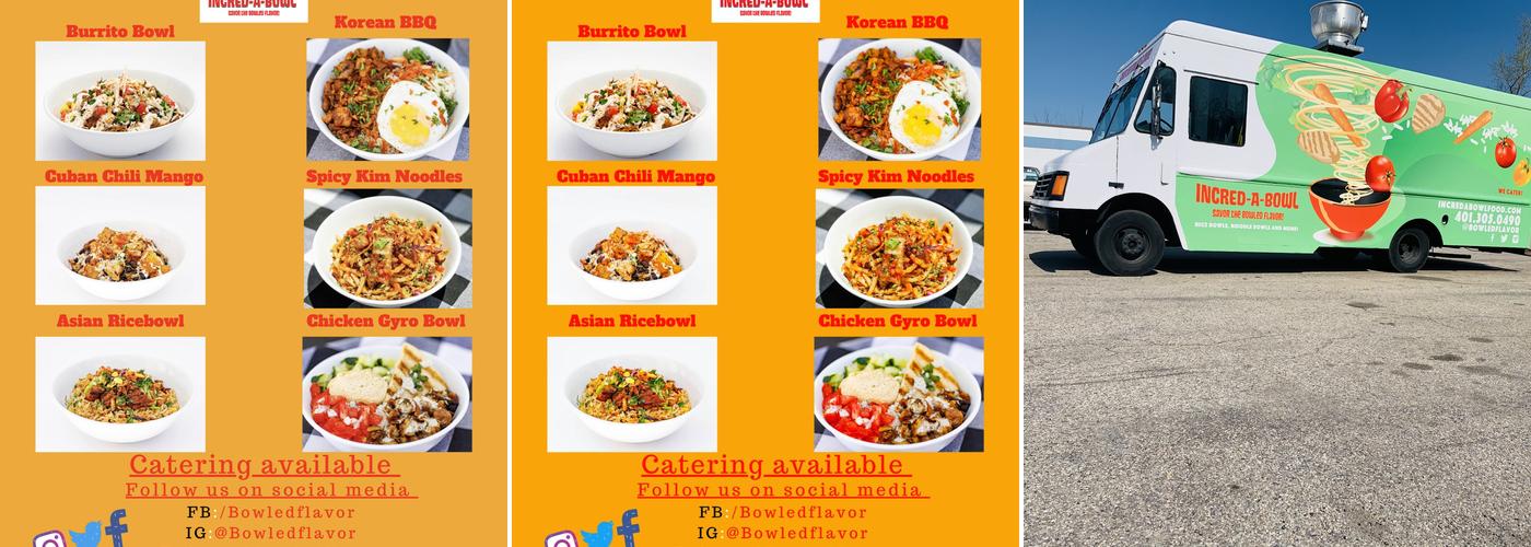 Incred-A-Bowl Food Co Menu