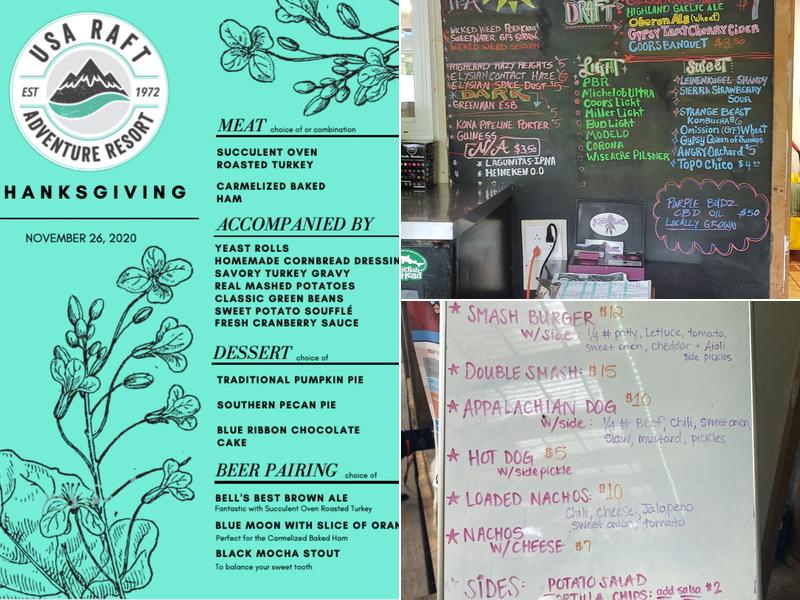 Take Out Tavern Menu