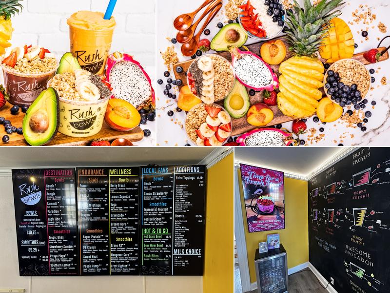 Rush Bowls Menu