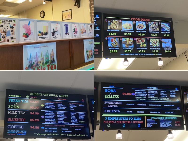 Bobalicious Menu