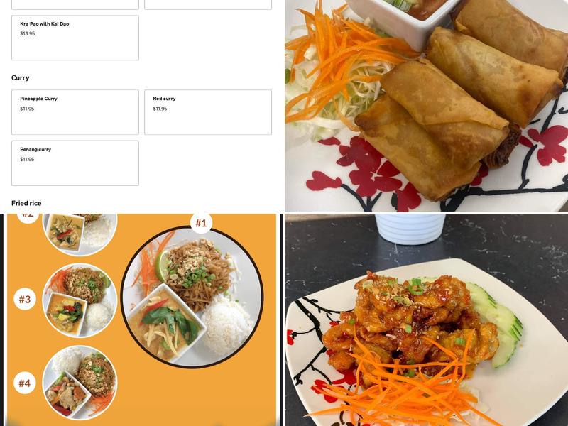 Fil-Thai Restaurant Menu