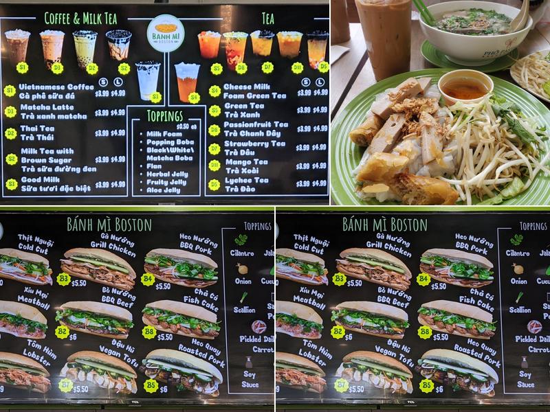 Bánh Mì Boston Menu