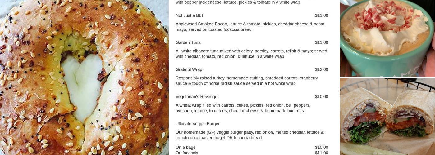 Orange Cat Cafe Menu