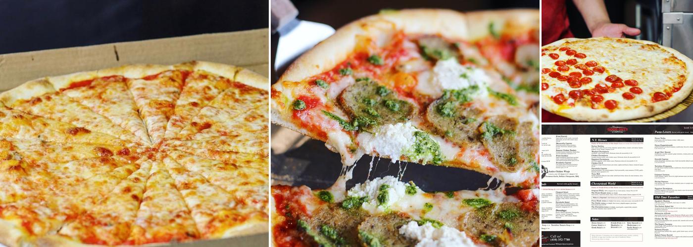 The Good Guys N.Y. Pizza Kitchen Menu