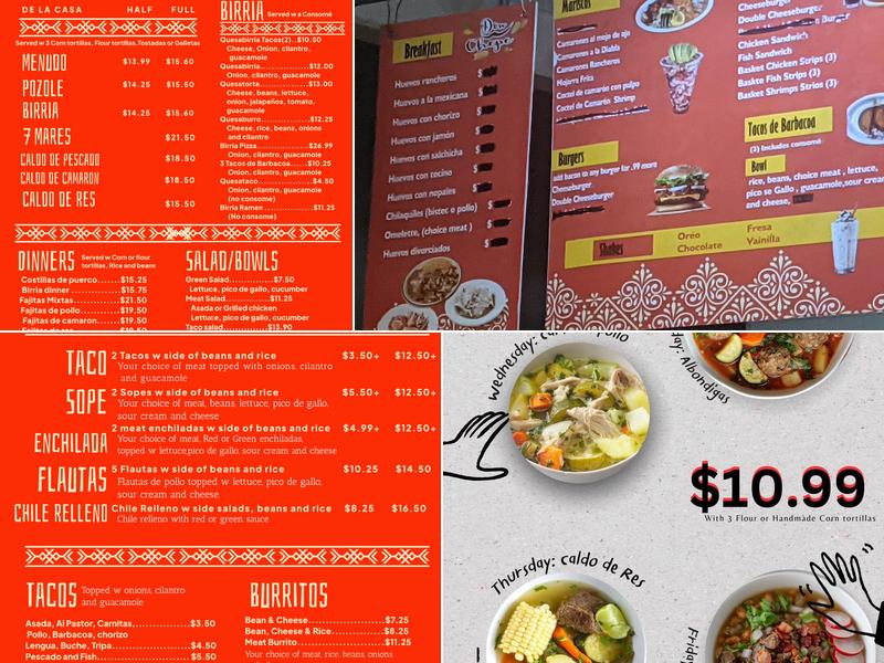 Don Chepe Restaurant Menu