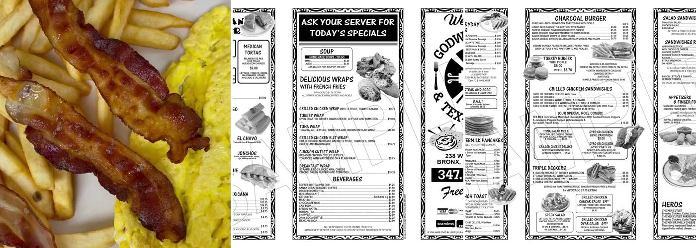 Godwin Coffee & Tex-Mex Eats Menu