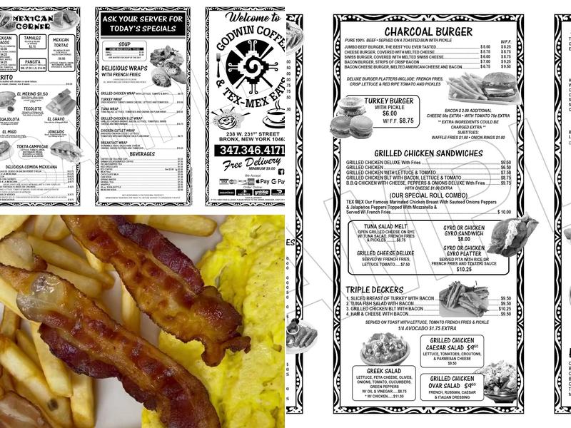 Godwin Coffee & Tex-Mex Eats Menu
