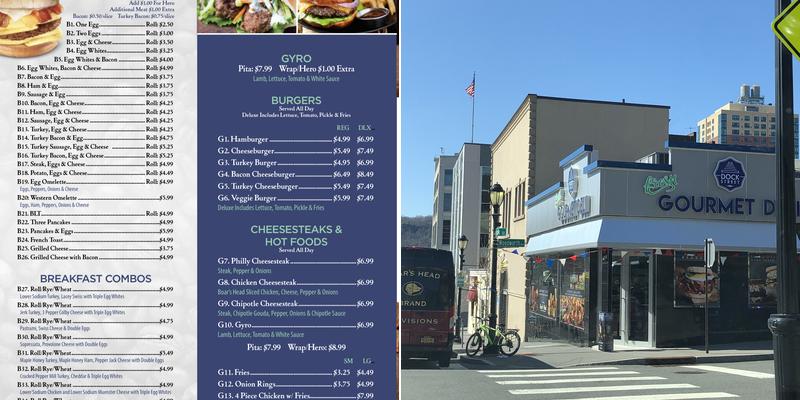 Dock Street Gourmet Deli Menu