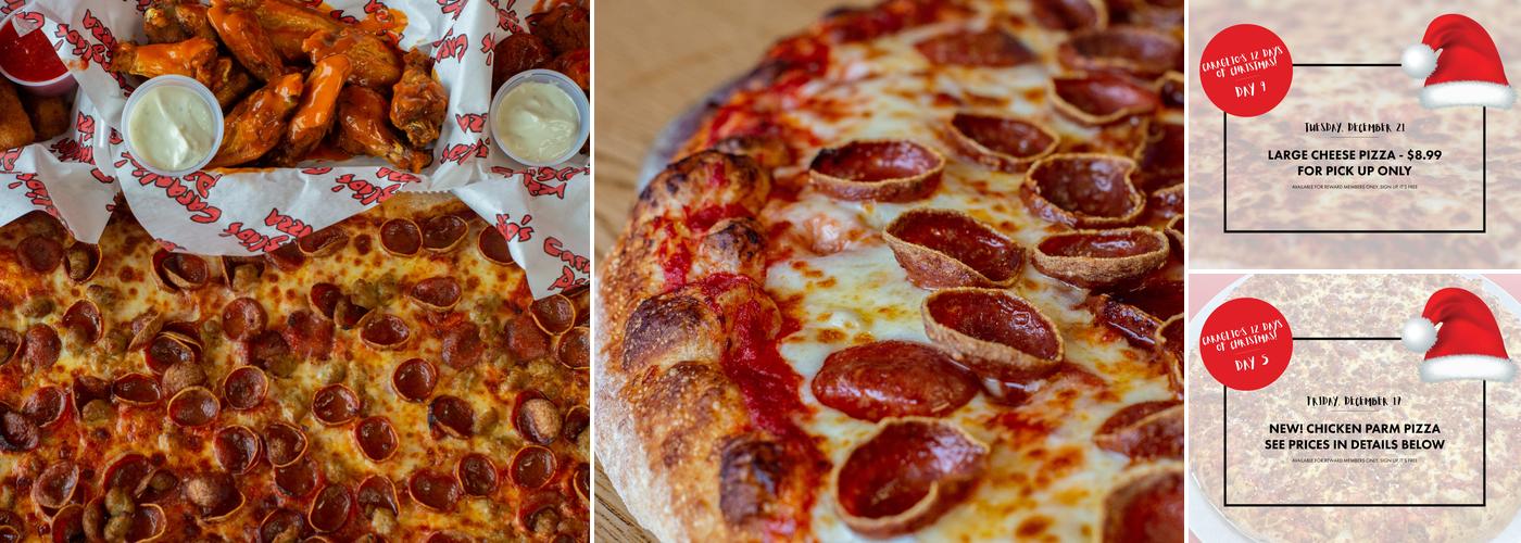 Caraglios Pizza Menu