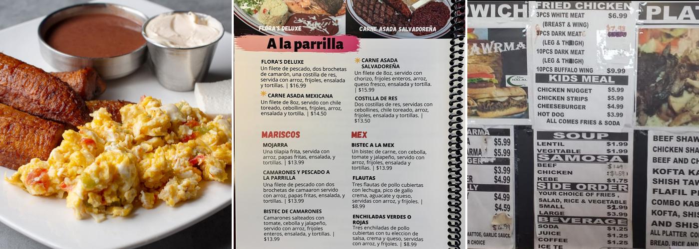 Flora's Grill Restaurant #2 Menu