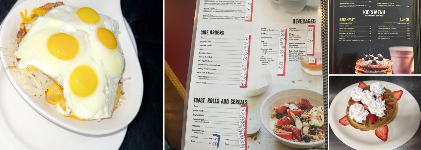 Sammie's Cafe & Pancake House Menu