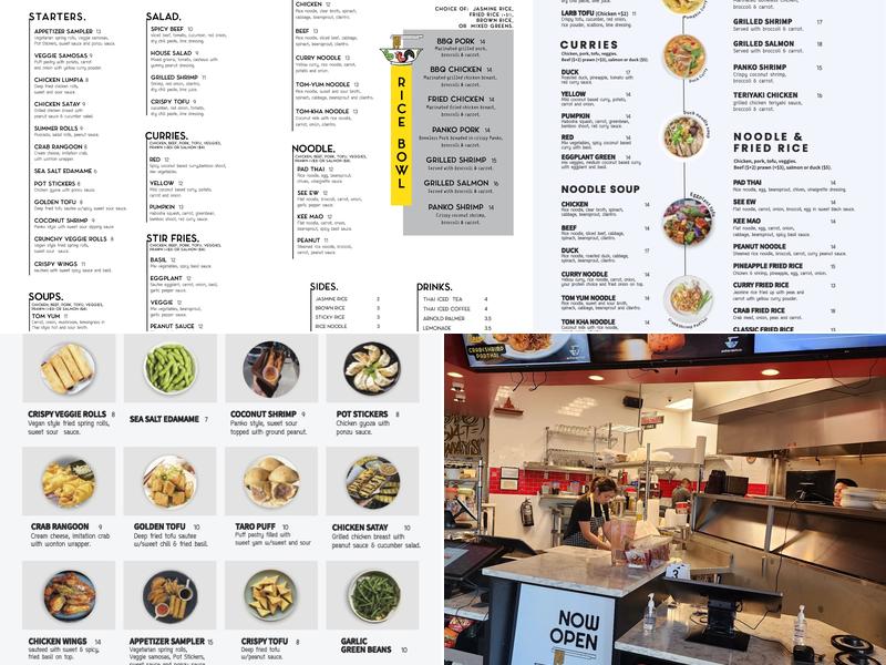 Charm Thai Kitchen Menu
