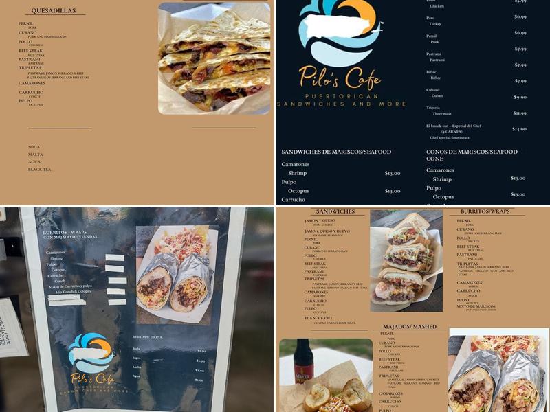 Pilo's Cafe Fl Menu