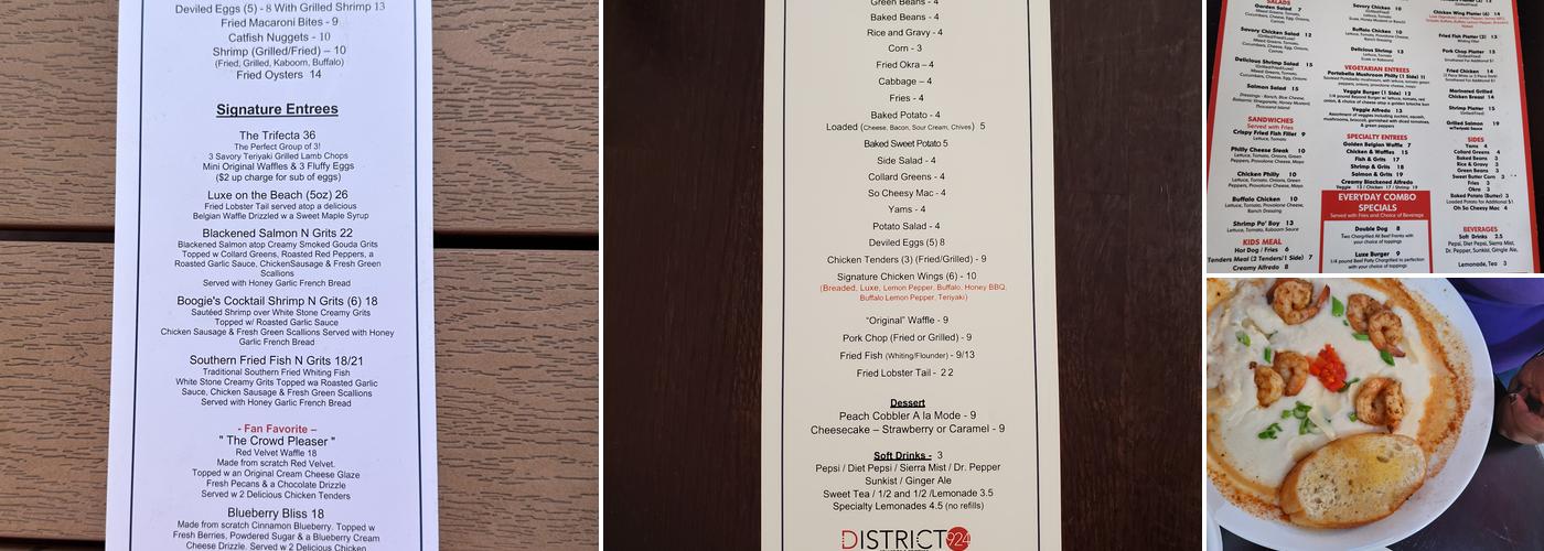 District 924 Menu
