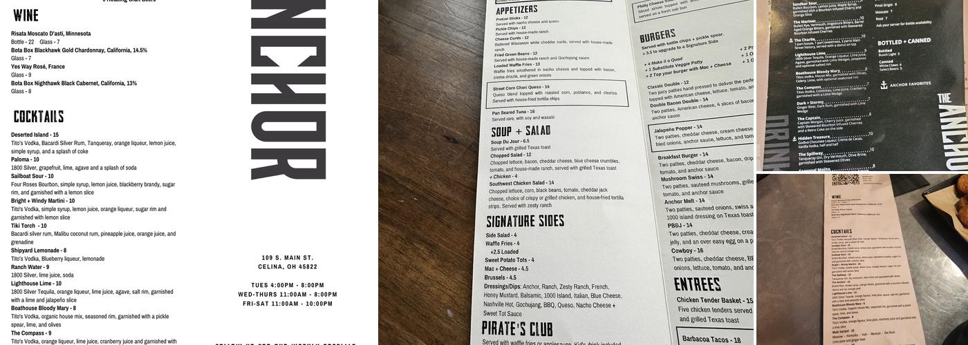 The Anchor Menu