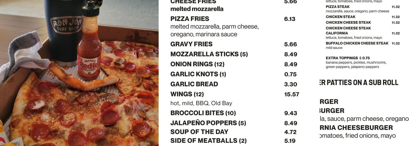 SERPONE'S PIZZERIA - Pizza / Salads / Subs - Ocean Pines Menu