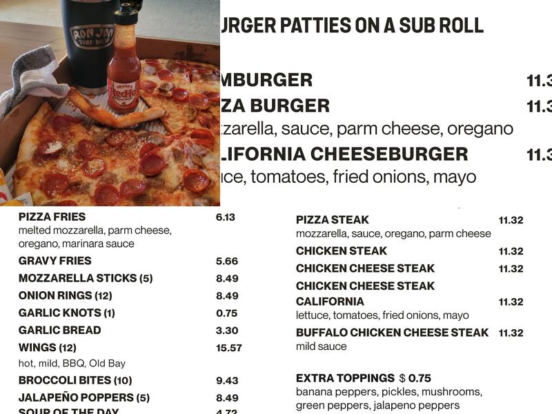 SERPONE'S PIZZERIA - Pizza / Salads / Subs - Ocean Pines Menu