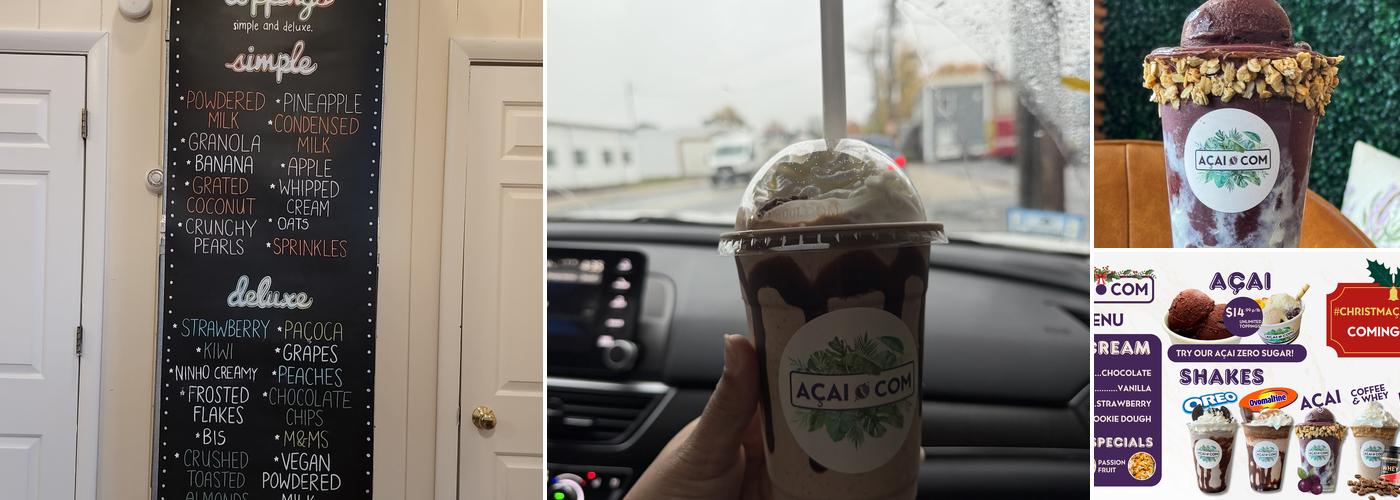 Acai Dot Com Inc. Menu