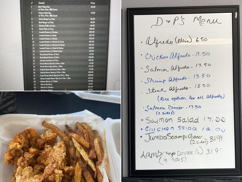 D & P’S Kitchen Menu