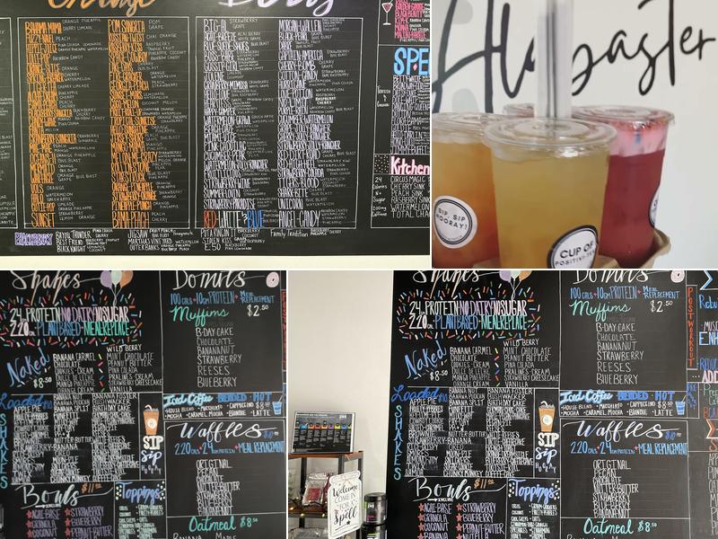 Alabaster Nutrition Menu