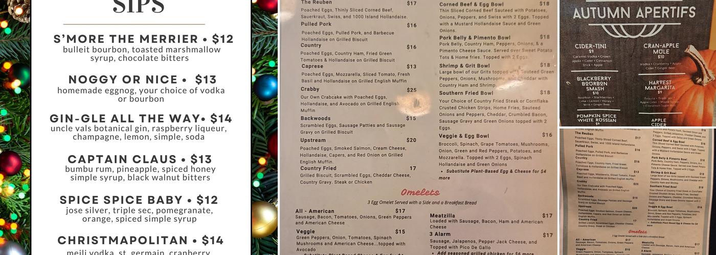 The Mod Olive Menu